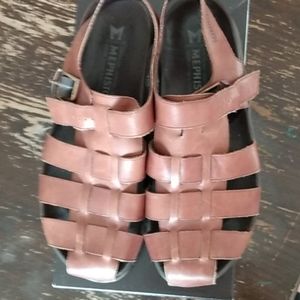 Memphisto men's leather sandals size 11